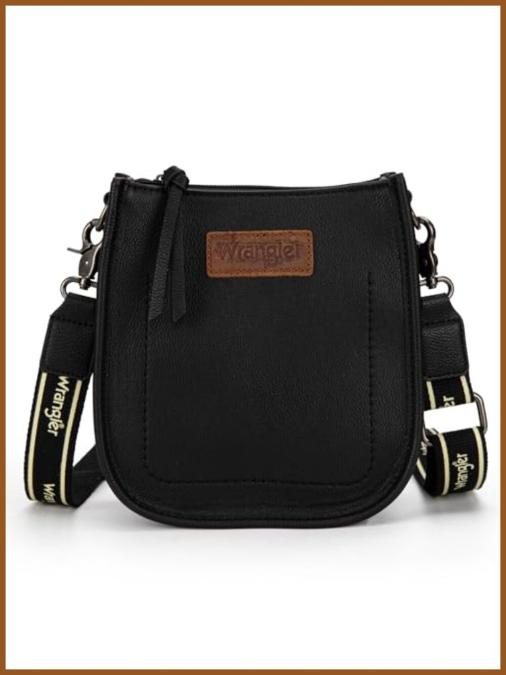Vegan Leather Hobo Crossbody Bag with Wide Strap Small Shoulder Purse